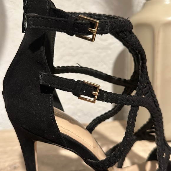 Aldo Braided Strap Black Heels- 8.5 - Picture 7 of 7